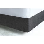 Designer Décor Contour Box Spring Wrap, PolyLinen Sawgrass,  Hotel King 9", 72x80x,9 Graphite